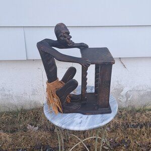 Asmat Papua New Guinea Wooden Statue CD Rack
